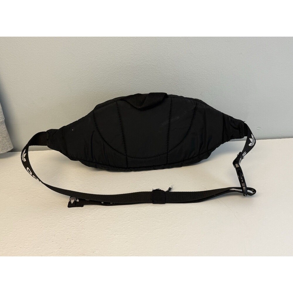 adidas Originals National Waist Pack Fanny Pack Bum Bag Black Trefoil Logo - Picture 3 of 5